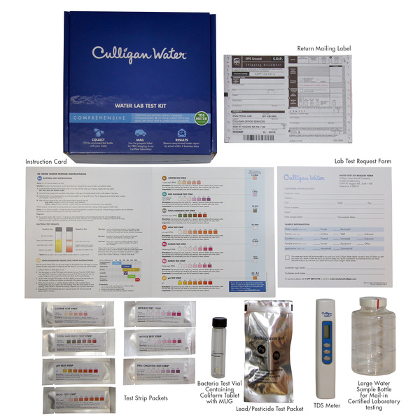 Culligan Comprehensive Water Lab Test Kit 01035251